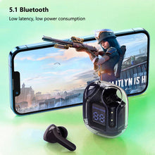 Cargar imagen en el visor de la galería, Auriculares Inalámbricos BT30 TWS HiFi Bluetooth 5.1 Reducción de Ruido Con Micrófono Transparente Gaming Earbuds