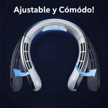 Cargar imagen en el visor de la galería, Ventilador de Cuello Portátil Sin Aspas 8000mAh • Aire Acondicionado Personal Silencioso con Pantalla LED