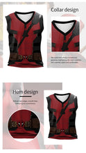 Cargar imagen en el visor de la galería, Adults Superhero Deadpool Wolverine Cosplay Vest Comic Compression Sleeveless Shirts Halloween Costumes Party Tops Males