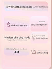 Cargar imagen en el visor de la galería, Dual-purpose Female Hair Trimmer 2-IN-1 Electric Shaver & Hair Clipper For Women Facial Leg Bikini Body Painless Hair Remover