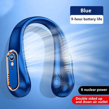 Cargar imagen en el visor de la galería, Ventilador de Cuello Portátil Sin Aspas 8000mAh • Aire Acondicionado Personal Silencioso con Pantalla LED