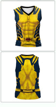 Cargar imagen en el visor de la galería, Adults Superhero Deadpool Wolverine Cosplay Vest Comic Compression Sleeveless Shirts Halloween Costumes Party Tops Males