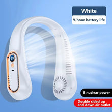 Cargar imagen en el visor de la galería, Ventilador de Cuello Portátil Sin Aspas 8000mAh • Aire Acondicionado Personal Silencioso con Pantalla LED