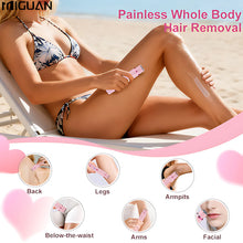 Cargar imagen en el visor de la galería, Woman Hair Trimmer Electric Razor,Dual-Head 2 IN 1 Design,Female Shaver For Underarm Arm Leg Bikini Groin Hair Groomer Epilators