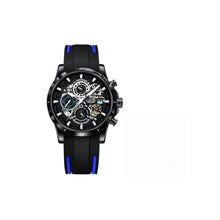 Cargar imagen en el visor de la galería, Reloj para Hombre Marca Lige de Lujo Correa de Silicona Impermeable Cronógrafo Reloj Masculino
