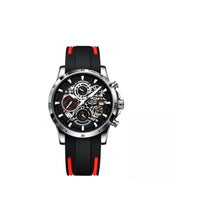 Cargar imagen en el visor de la galería, Reloj para Hombre Marca Lige de Lujo Correa de Silicona Impermeable Cronógrafo Reloj Masculino