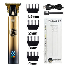 Charger l'image dans la galerie, Cortadora de pelo Hair Clipper modelo T9 2023 Máquina Recortadora de Barba Eléctrica Afeitadora para Hombres