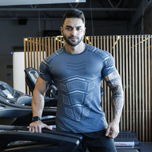 Charger l'image dans la galerie, Playera para Hombre Gimnasio Fitness Culturismo Compresion