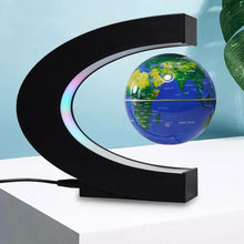 Cargar imagen en el visor de la galería, LED Floating Earth Night Light Globe Magnetic Levitation Lamp Novelty 3 inch Planet Ball For Children Kids World Map English