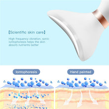 Cargar imagen en el visor de la galería, CkeyiN Face Massager LED Photon Therapy Heat Vibration Anti Wrinkles Facial Neck Lifting Skin Tightening Reduce Double Chin 48