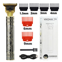Charger l'image dans la galerie, Cortadora de pelo Hair Clipper modelo T9 2023 Máquina Recortadora de Barba Eléctrica Afeitadora para Hombres