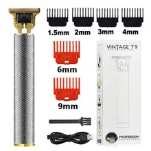 Charger l'image dans la galerie, Cortadora de pelo Hair Clipper modelo T9 2023 Máquina Recortadora de Barba Eléctrica Afeitadora para Hombres