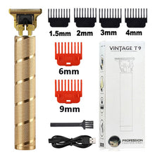 Charger l'image dans la galerie, Cortadora de pelo Hair Clipper modelo T9 2023 Máquina Recortadora de Barba Eléctrica Afeitadora para Hombres
