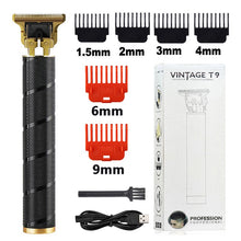 Charger l'image dans la galerie, Cortadora de pelo Hair Clipper modelo T9 2023 Máquina Recortadora de Barba Eléctrica Afeitadora para Hombres