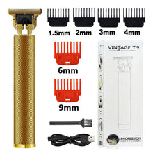 Charger l'image dans la galerie, Cortadora de pelo Hair Clipper modelo T9 2023 Máquina Recortadora de Barba Eléctrica Afeitadora para Hombres