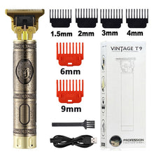 Charger l'image dans la galerie, Cortadora de pelo Hair Clipper modelo T9 2023 Máquina Recortadora de Barba Eléctrica Afeitadora para Hombres
