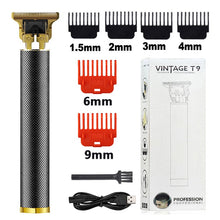 Charger l'image dans la galerie, Cortadora de pelo Hair Clipper modelo T9 2023 Máquina Recortadora de Barba Eléctrica Afeitadora para Hombres