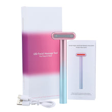 Cargar imagen en el visor de la galería, LED RF Beauty Device EMS Microcurrent Face Massager Red Light Therapy Face Neck Eye Anti Aging Skin Tightening Beauty Wand