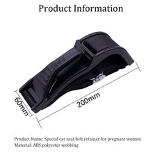 Cargar imagen en el visor de la galería, AJUSTADOR DE CINTURON DE SEGURIDAD DE COCHE PARA EMBARAZAS