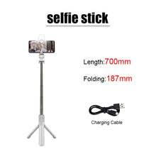 Cargar imagen en el visor de la galería, BASTON BLUETOOTH CON LUZ PARA SELFIE PARA IOS Y ANDROID