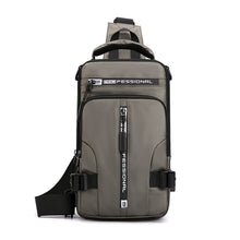Cargar imagen en el visor de la galería, Bolsa Antirrobo Crossbody ,con carga USB Mochila de hombro, impermeable Bolsas con cerradura de combinación