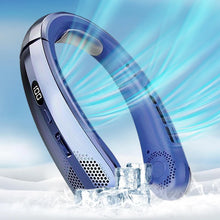 Cargar imagen en el visor de la galería, Ventilador de Cuello Portátil Sin Aspas 8000mAh • Aire Acondicionado Personal Silencioso con Pantalla LED
