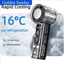 Cargar imagen en el visor de la galería, Mini Ventilador Térmico con Efecto Hielo (Batería 3000mAh)
