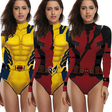 Cargar imagen en el visor de la galería, [You&#39;re My Secret] Cosplay Superhero Wolverine Movie 3D Deadpool Jumpsuit Wilson Cosplay Costume Halloween Zenti Party Bodysuits
