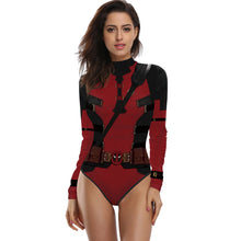 Cargar imagen en el visor de la galería, [You&#39;re My Secret] Cosplay Superhero Wolverine Movie 3D Deadpool Jumpsuit Wilson Cosplay Costume Halloween Zenti Party Bodysuits
