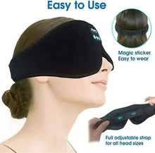 Cargar imagen en el visor de la galería, 3D Eye Mask Bluetooth Music Play Sleeping Headphones with Built-in HD Speaker Mask For Sleep Headphones Wireless Air Travel 5.0
