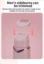 Cargar imagen en el visor de la galería, Dual-purpose Female Hair Trimmer 2-IN-1 Electric Shaver &amp;  Hair Clipper For Women Facial Leg Bikini Body Painless Hair Remover
