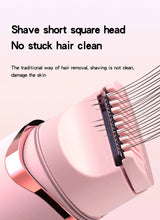 Cargar imagen en el visor de la galería, Dual-purpose Female Hair Trimmer 2-IN-1 Electric Shaver &amp;  Hair Clipper For Women Facial Leg Bikini Body Painless Hair Remover
