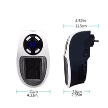 Cargar imagen en el visor de la galería, Mini Calentador Cerámico de Pared 500W con Control Remoto | Confort Instantáneo para Baño y Hogar
