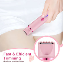 Cargar imagen en el visor de la galería, Woman Hair Trimmer Electric Razor,Dual-Head 2 IN 1 Design,Female Shaver For Underarm Arm Leg Bikini Groin Hair Groomer Epilators
