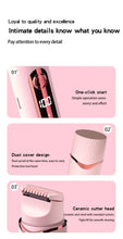 Cargar imagen en el visor de la galería, Dual-purpose Female Hair Trimmer 2-IN-1 Electric Shaver &amp;  Hair Clipper For Women Facial Leg Bikini Body Painless Hair Remover
