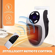 Cargar imagen en el visor de la galería, Mini Calentador Cerámico de Pared 500W con Control Remoto | Confort Instantáneo para Baño y Hogar
