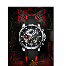 Charger l&#39;image dans la galerie, Reloj para Hombre Marca Lige de Lujo Correa de Silicona Impermeable Cronógrafo Reloj Masculino

