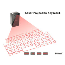 Cargar imagen en el visor de la galería, Virtual Laser Keyboard Bluetooth-compatible Wireless Projector Phone Keyboard For Computer Iphone Pad Laptop With Mouse Function
