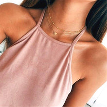 Cargar imagen en el visor de la galería, Vintage Multilayer Pendant Butterfly Necklace for Women Butterflies Moon Star Charm Choker Necklaces Boho Fashion  Jewelry Gift
