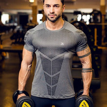 Charger l&#39;image dans la galerie, Playera para Hombre Gimnasio Fitness Culturismo Compresion
