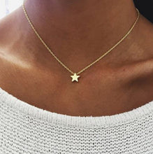 Charger l&#39;image dans la galerie, Vintage Multilayer Pendant Butterfly Necklace for Women Butterflies Moon Star Charm Choker Necklaces Boho Fashion  Jewelry Gift
