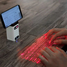 Cargar imagen en el visor de la galería, Virtual Laser Keyboard Bluetooth-compatible Wireless Projector Phone Keyboard For Computer Iphone Pad Laptop With Mouse Function
