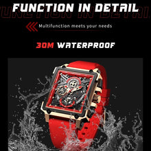Cargar imagen en el visor de la galería, Reloj LIGE  Hombre  marca Top  de lujo a Prueba de Agua Quartz Sport Silicon
