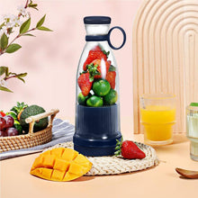 Cargar imagen en el visor de la galería, Pink/Blue Electric Portable Blender Bottle Usb Rechargeable Fresh Juice Maker Cup Mini Fast Portable Juicer Ice Fruit Mixer Cup
