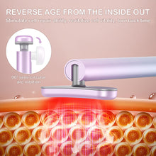 Cargar imagen en el visor de la galería, LED RF Beauty Device EMS Microcurrent Face Massager Red Light Therapy Face Neck Eye Anti Aging Skin Tightening Beauty Wand
